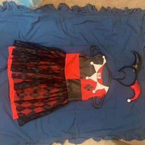 Batman brand. Girls costume dress. Harley Quinn